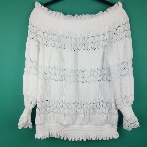 Anthropologie Other - Deletta White Boho Style Top